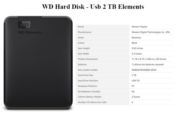 WD Hard Disk - Usb